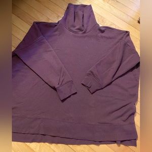 Aerie Size L Cowl Neck Sweatshirt
